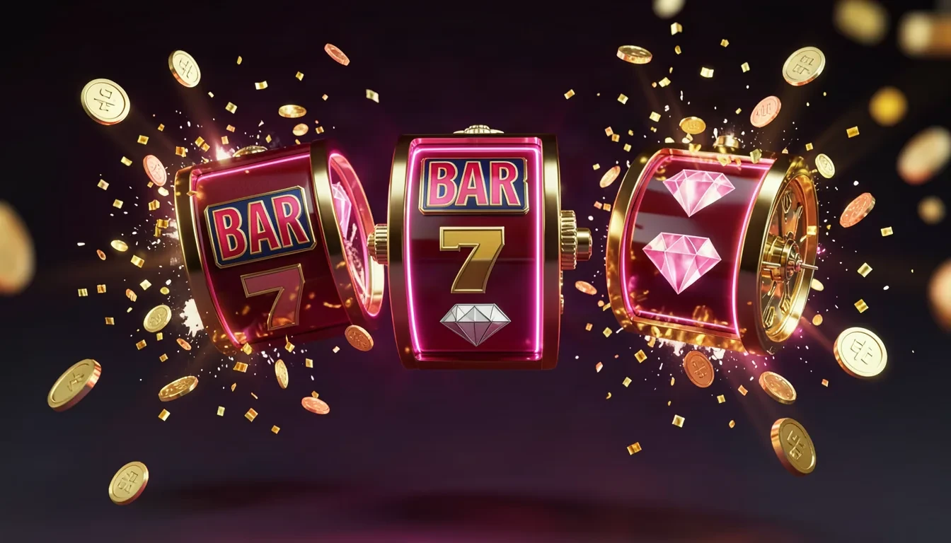 Vegas Now hostess holding a royal flush of aces